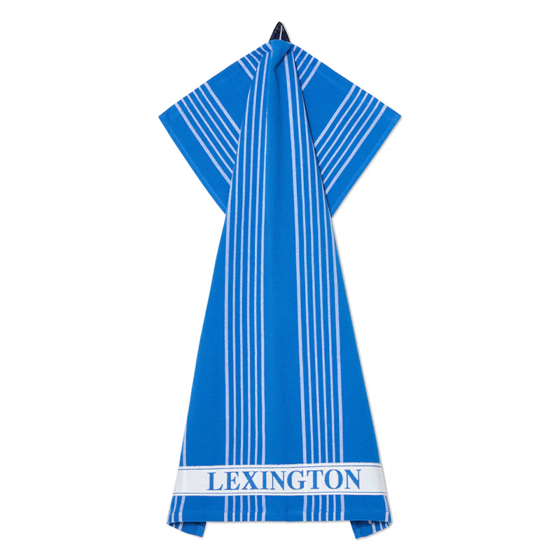 Viskestykke Ternet, Blåt / Hvidt