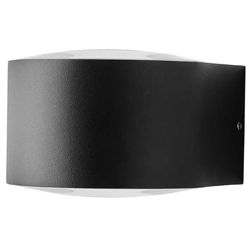 Frey IP65 Væglampe, Sort