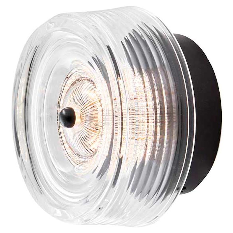 Glow Væglampe Ø16 cm, Sort