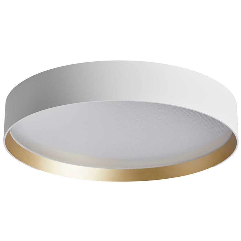 LUCIA Loftslampe Ø45 cm, Hvid/Guld
