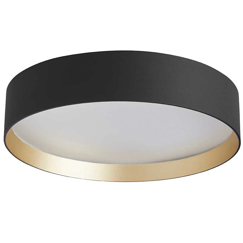 LUCIA Loftslampe Ø35 cm, Sort/Guld