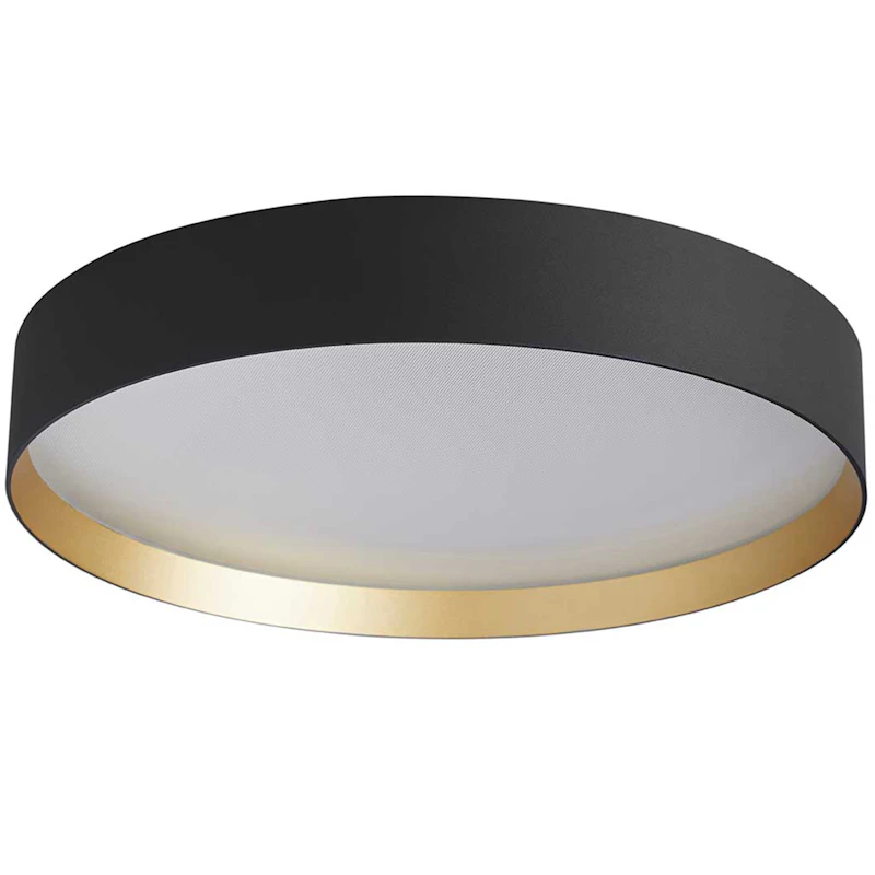 LUCIA Loftslampe Ø45 cm, Sort/Guld