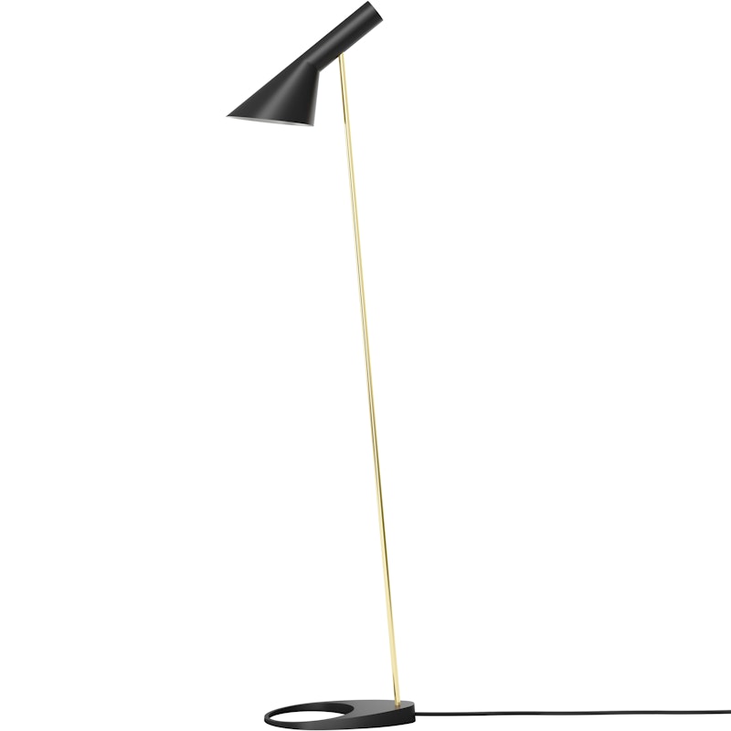 AJ Gulvlampe, Sort / Messing
