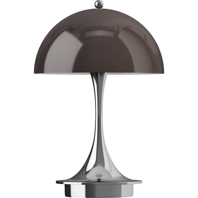 Panthella 160 Bordlampe Bærbar V3, Original Opal Brown