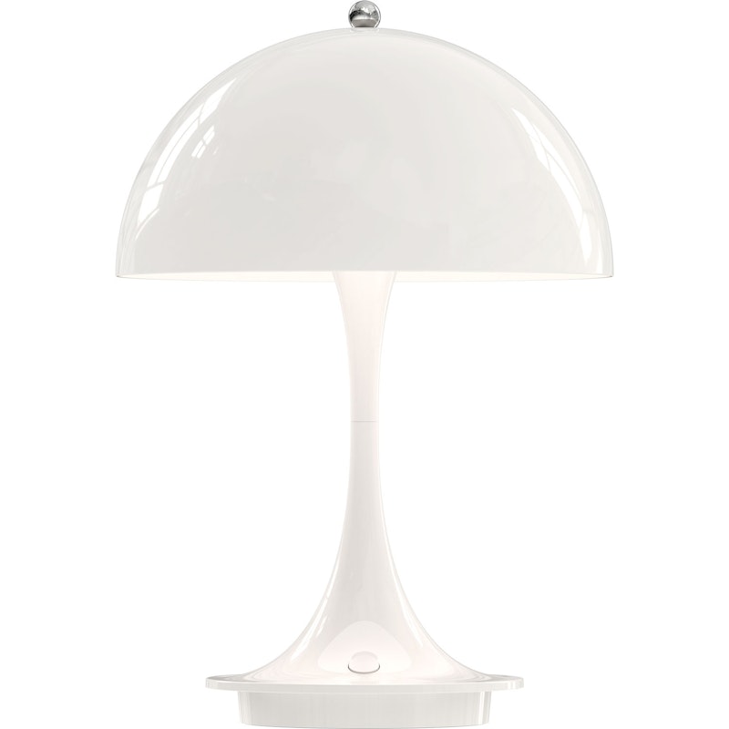 Panthella 160 Bordlampe Bærbar, Hvid