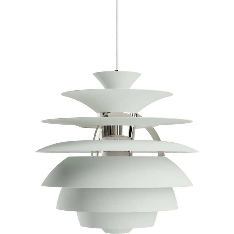 PH Snowball Pendel, Dusty Green / Krom