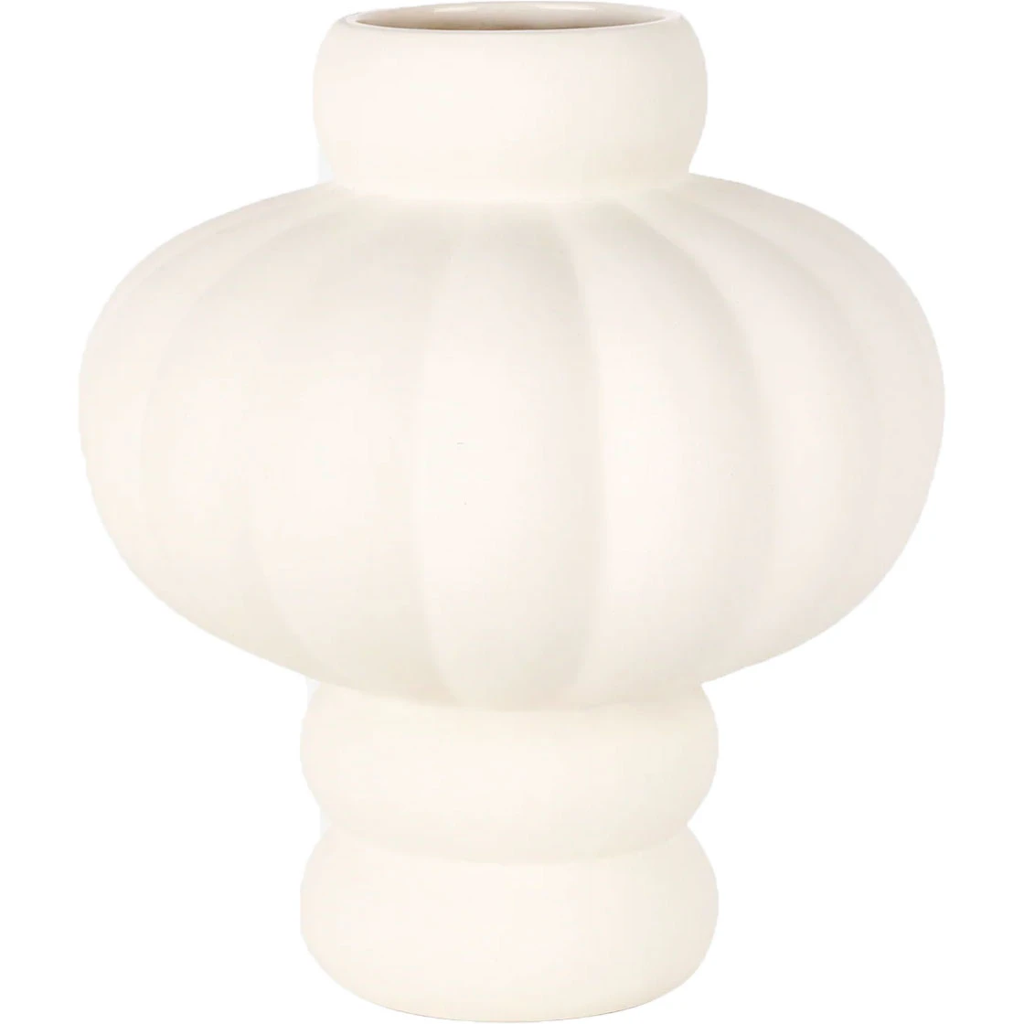 Louise Roe Balloon 02 Vase 20 Cm - Vaser Stent&oslash;j Raw White - 10160-9-30