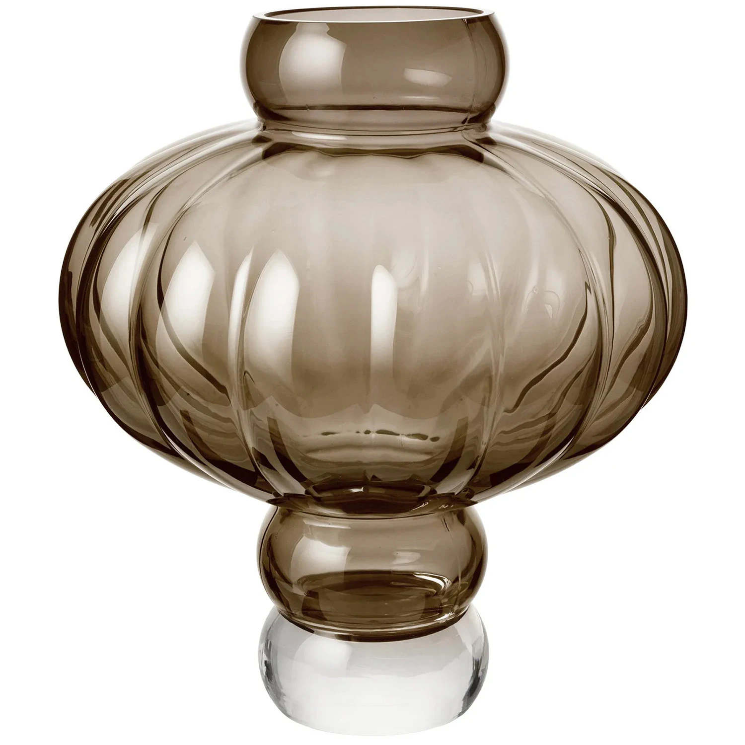 Louise Roe Balloon 03 Vase 40 Cm - Vaser Keramik Smoke - 10515-3-76