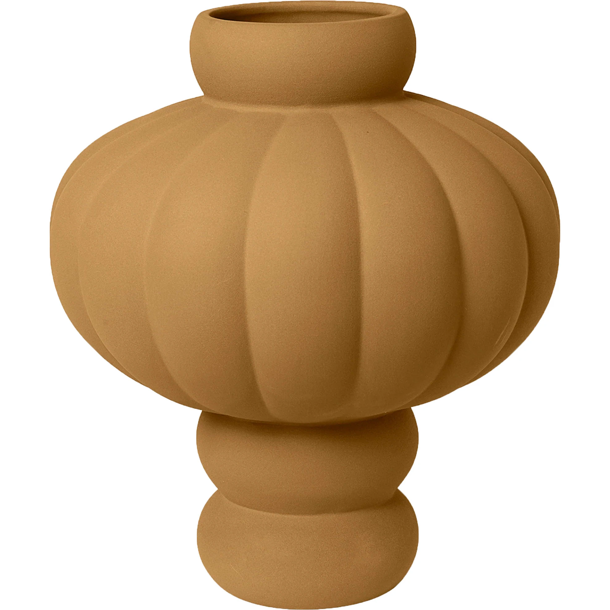Louise Roe Balloon 03 Vase 40 Cm - Vaser Keramik Sanded Ocker - 10160-15-31