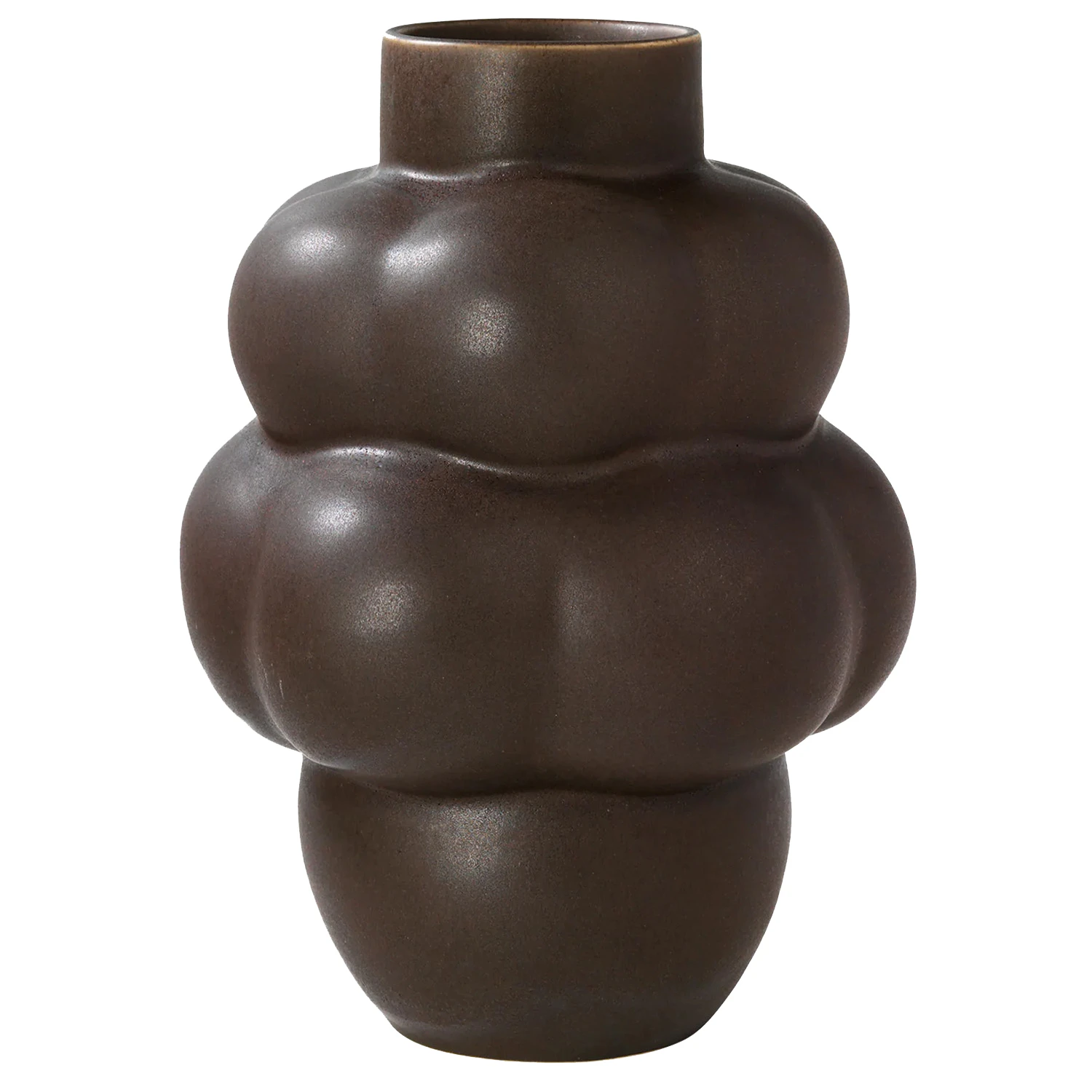 Louise Roe Balloon 04 Vase 32 Cm - Vaser Stent&oslash;j Mud Brown - 10160-5-12