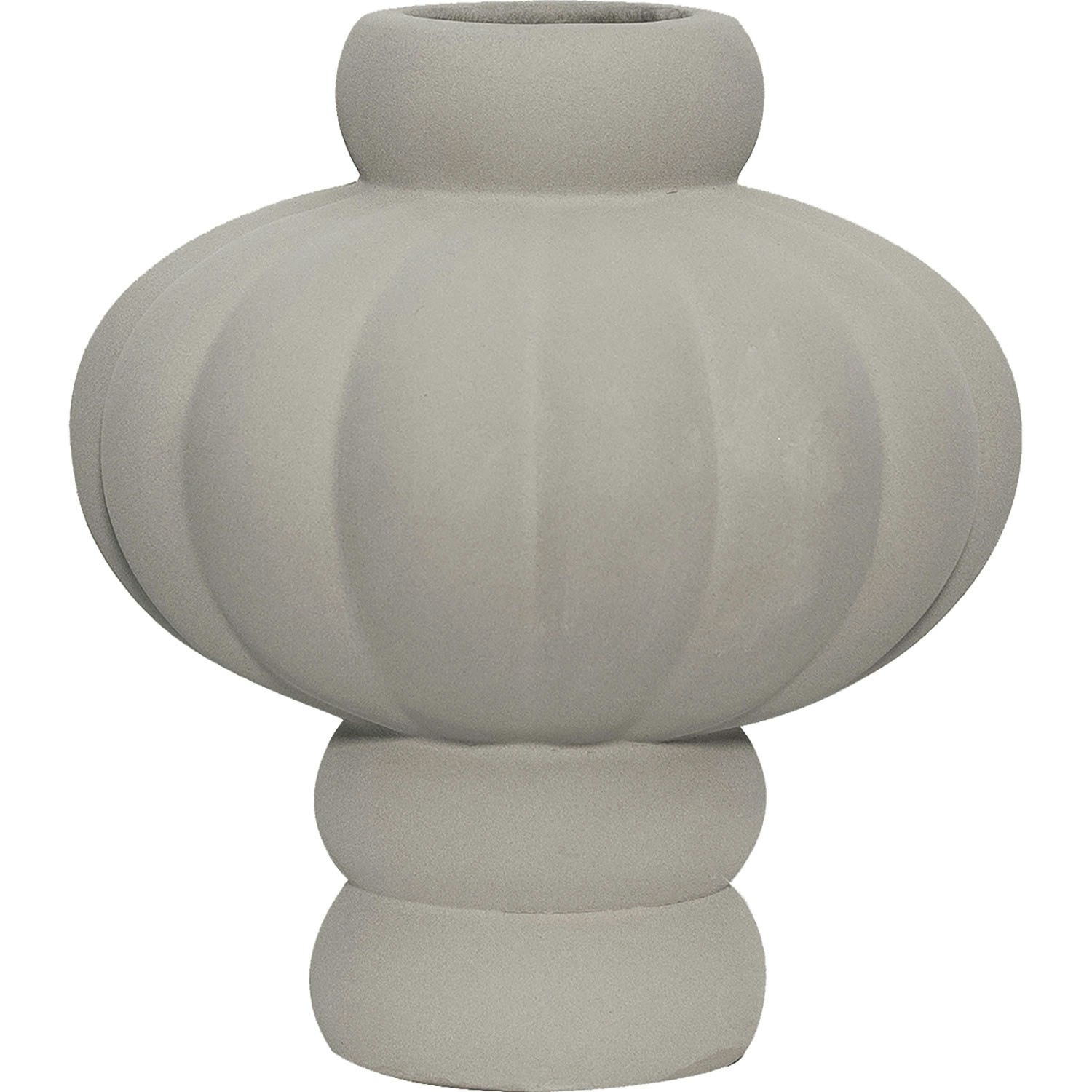 Louise Roe Balloon 08 Vase 30 Cm - Vaser Stent&oslash;j Sanded Grey - 10160-13-34