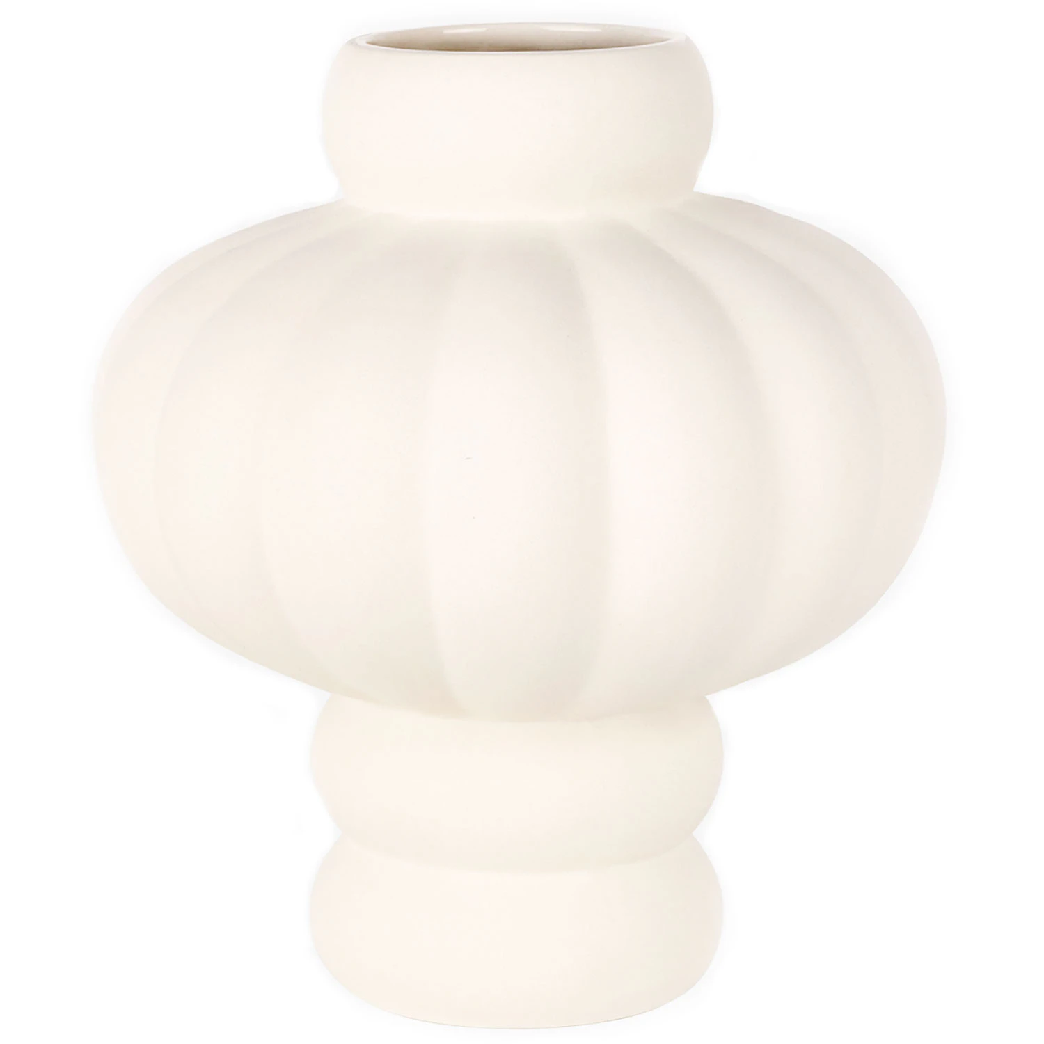 Louise Roe Balloon 08 Vase 30 Cm - Vaser Stent&oslash;j Raw White - 10160-4-34