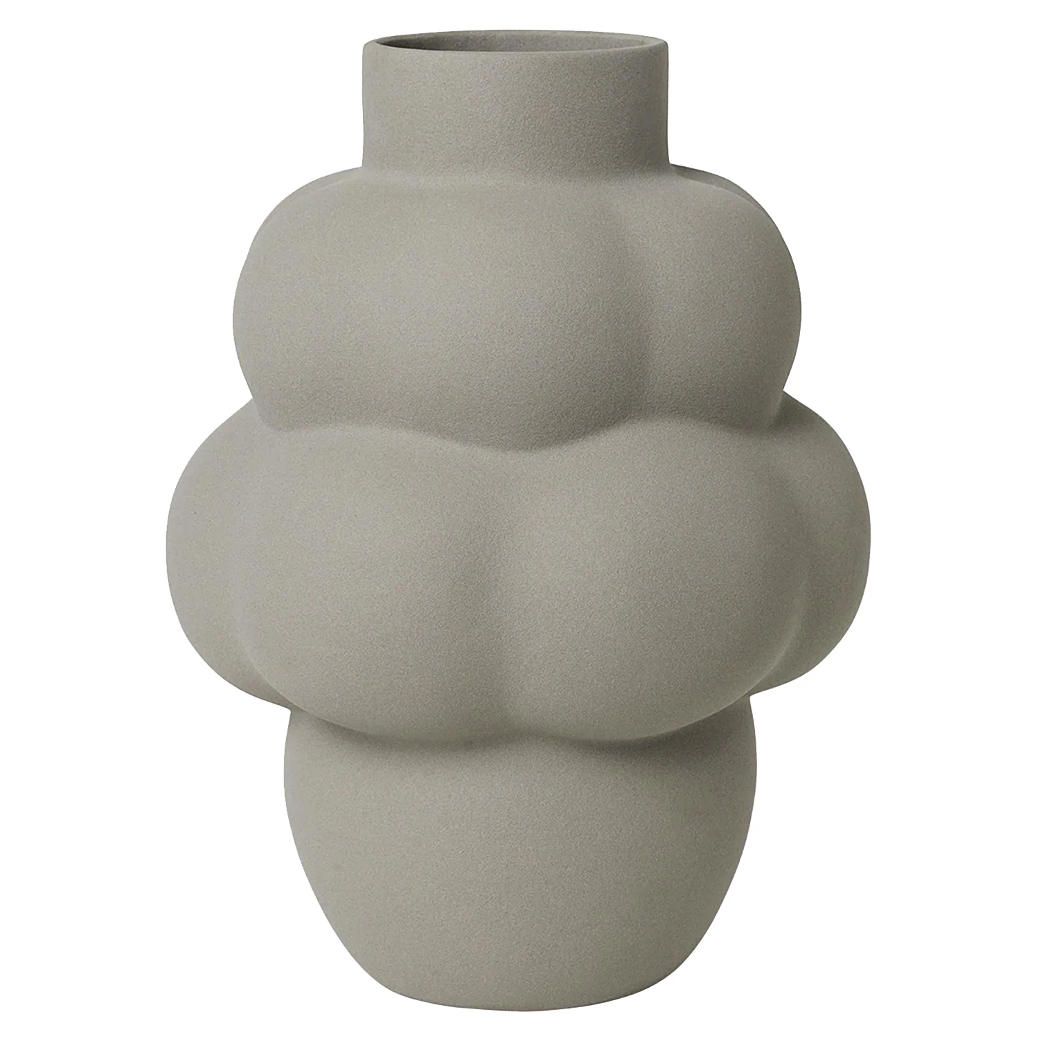 Louise Roe Balloon Petit Vase 18 Cm - Vaser Keramik Sanded Grey - 10160-13-40