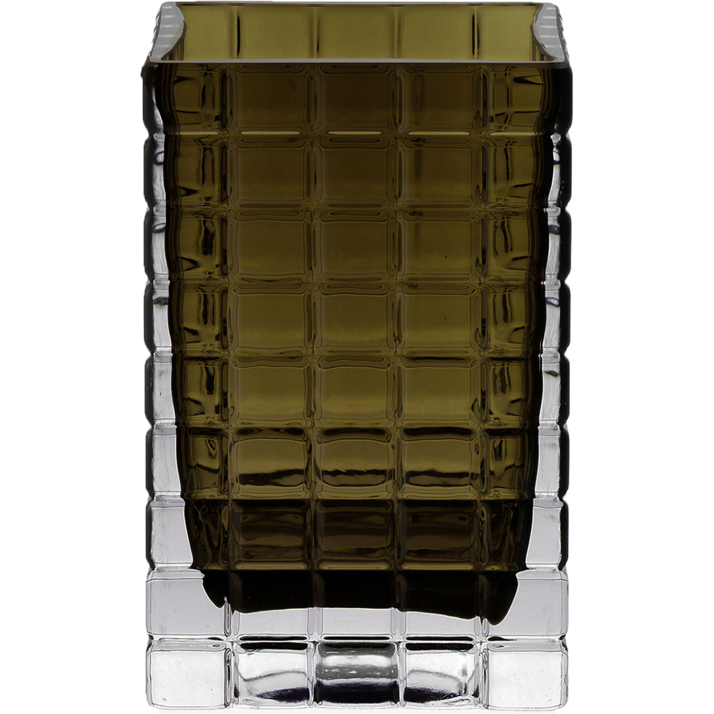 Louise Roe City Light 3 Lysestage - Fyrfadsstager Mundbl&aelig;st Glas Olivengr&oslash;n - 10503-6-13