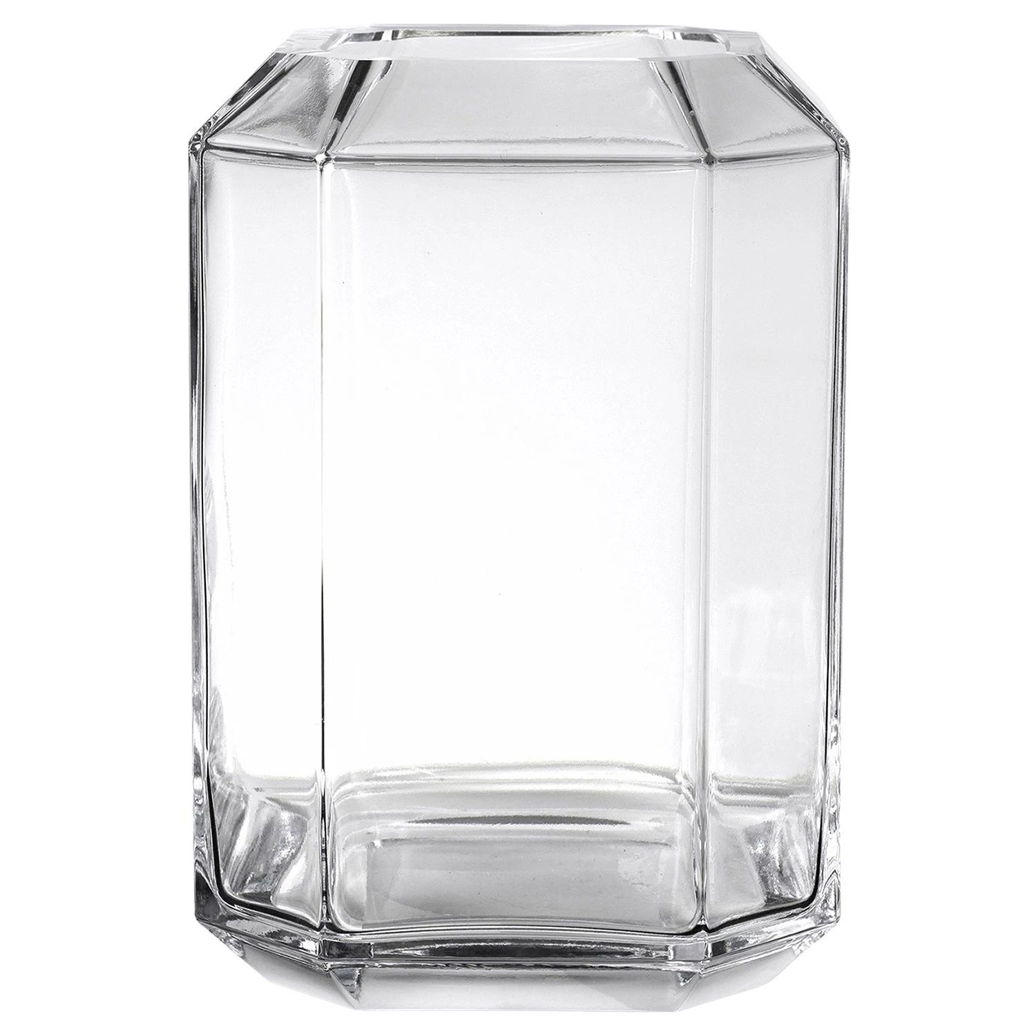 Louise Roe Jewel Giant Vase 18x26 Cm - Vaser Mundbl&aelig;st Glas Klar - 10505-1-8