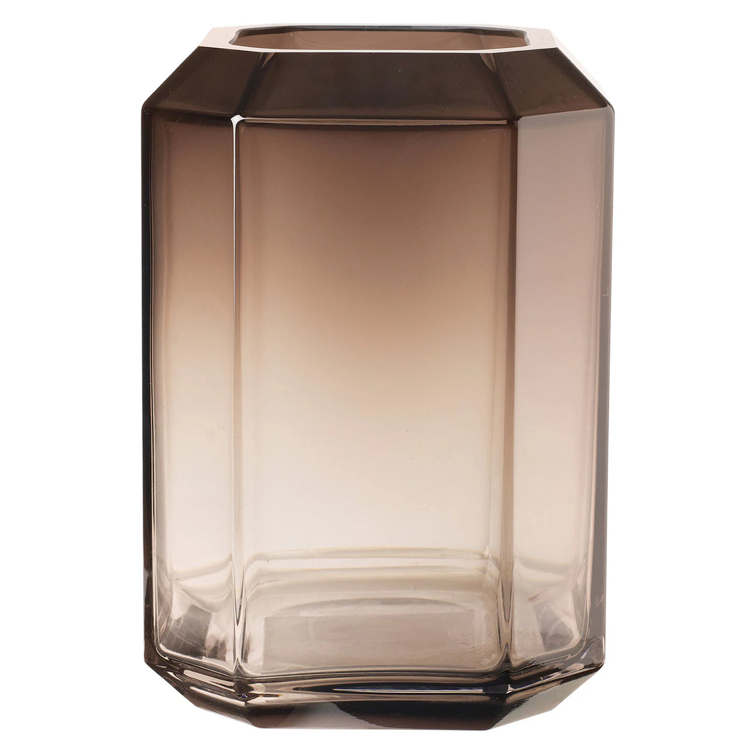 Louise Roe Jewel Giant Vase 18x26 Cm R&oslash;g - Vaser Mundbl&aelig;st Glas Smoke - 10505-3-8