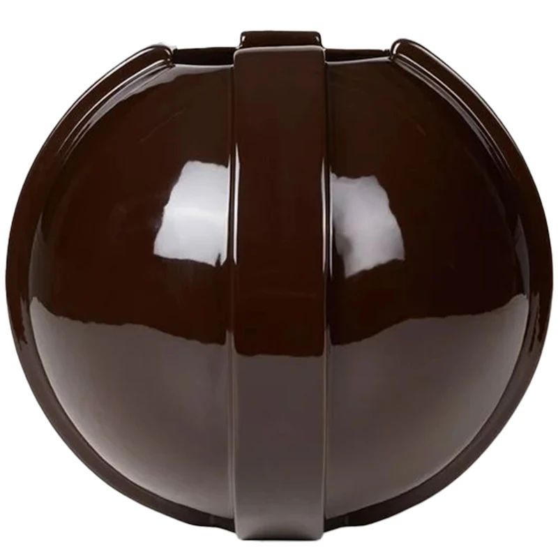 Vinci Vase 01, Mørkebrun