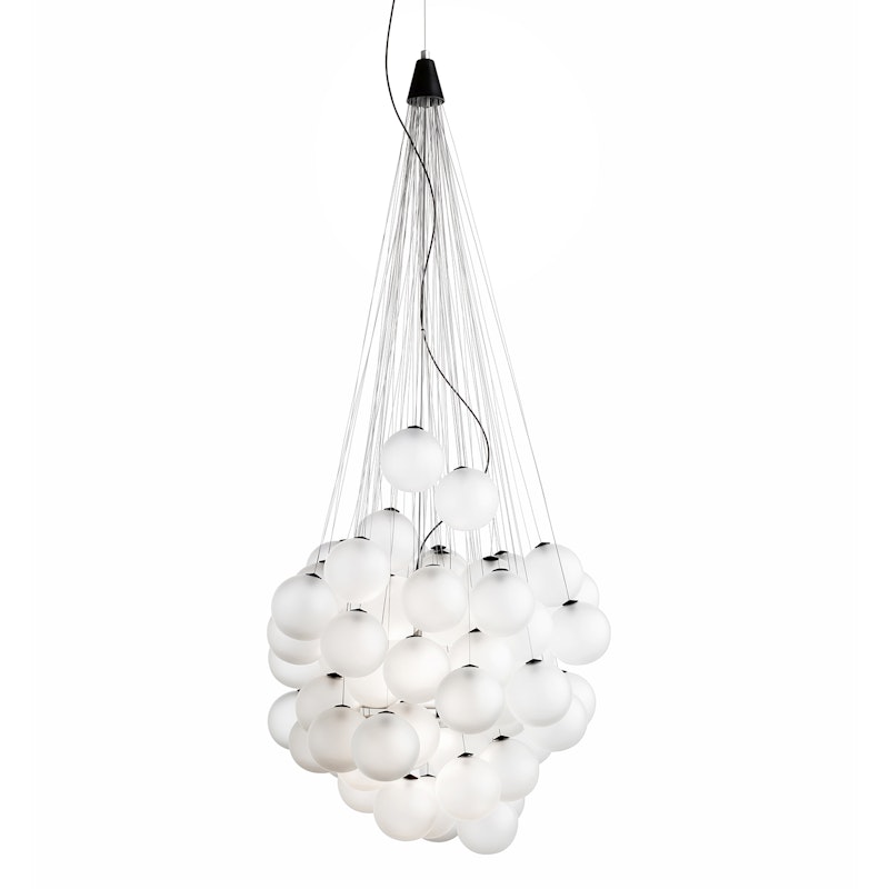 Stochastic Suspension 48, Aluminum/Opal White