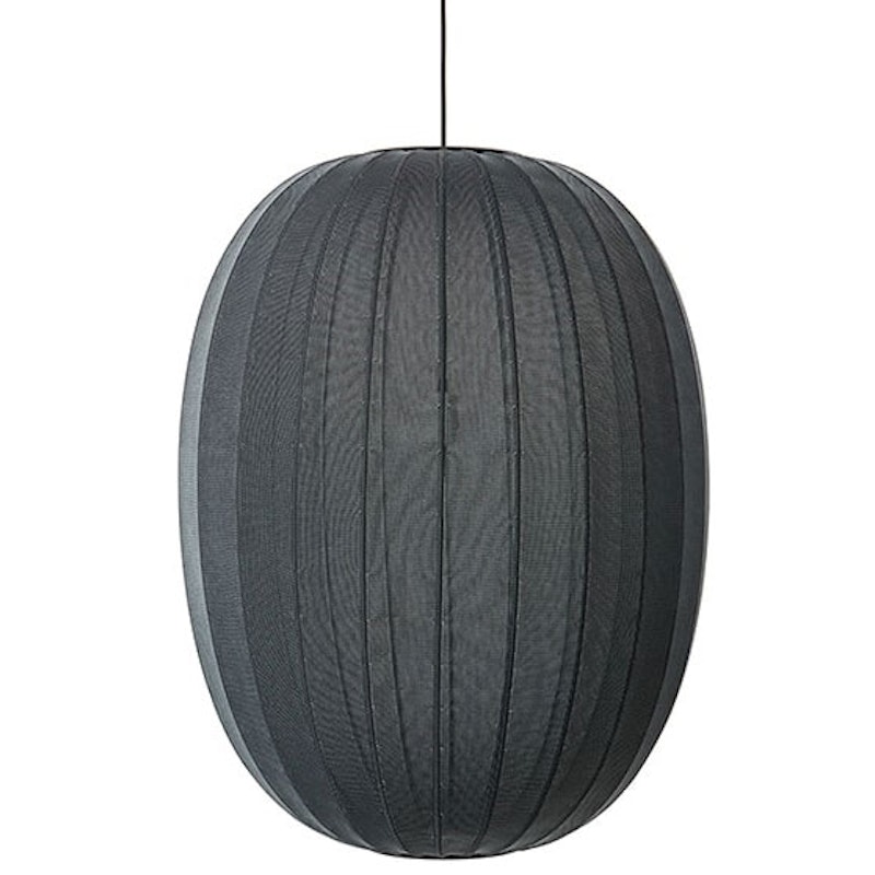 Knit-Wit Pendel Høj Oval 65 cm, Sort