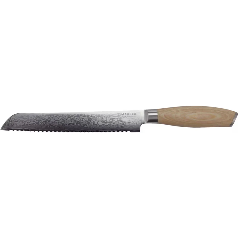 Akio Brødkniv 20 cm, Lyst Træ