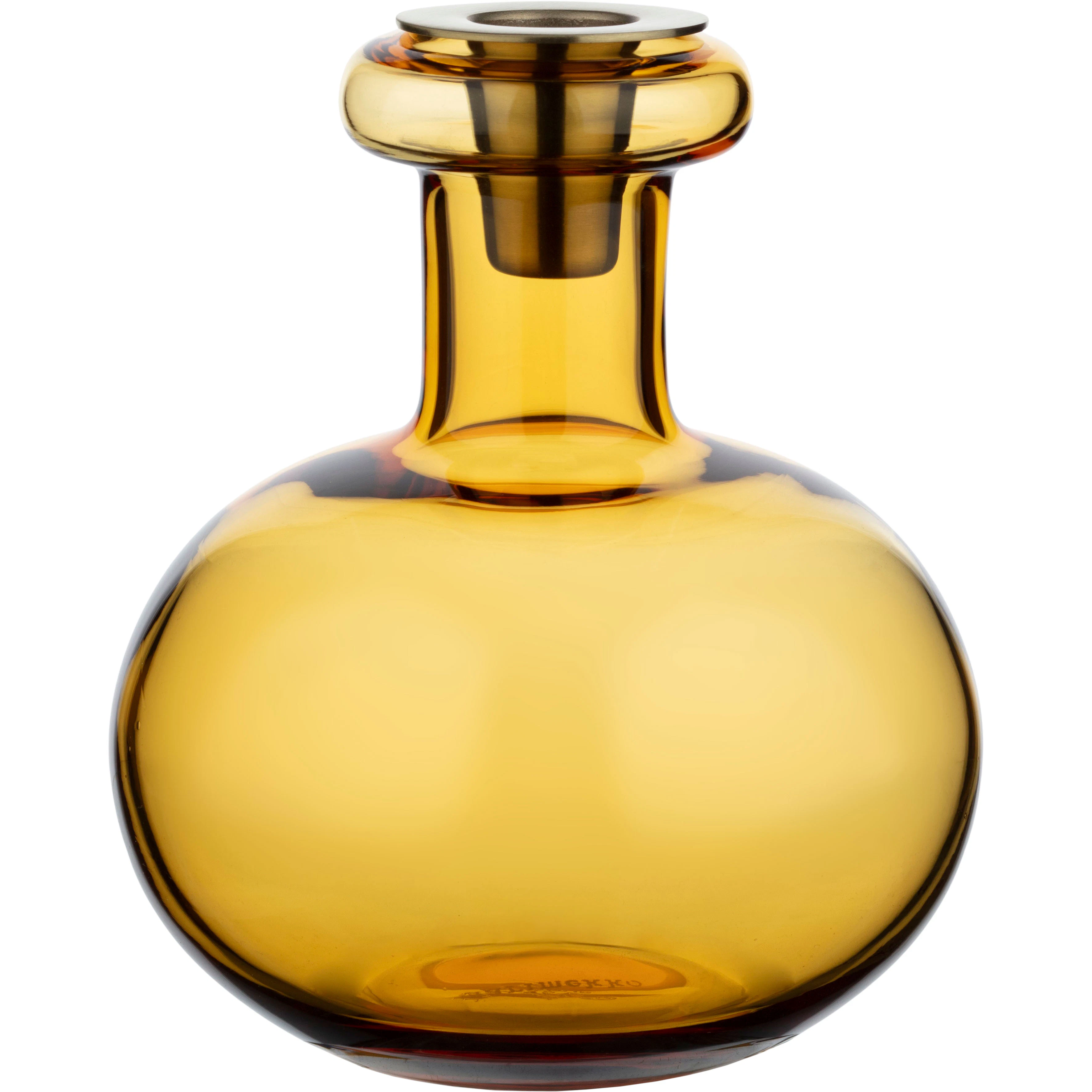 Marimekko Butticula Lysestage 14,5 Cm - Fyrfadsstager Glas Honey - 074493-200