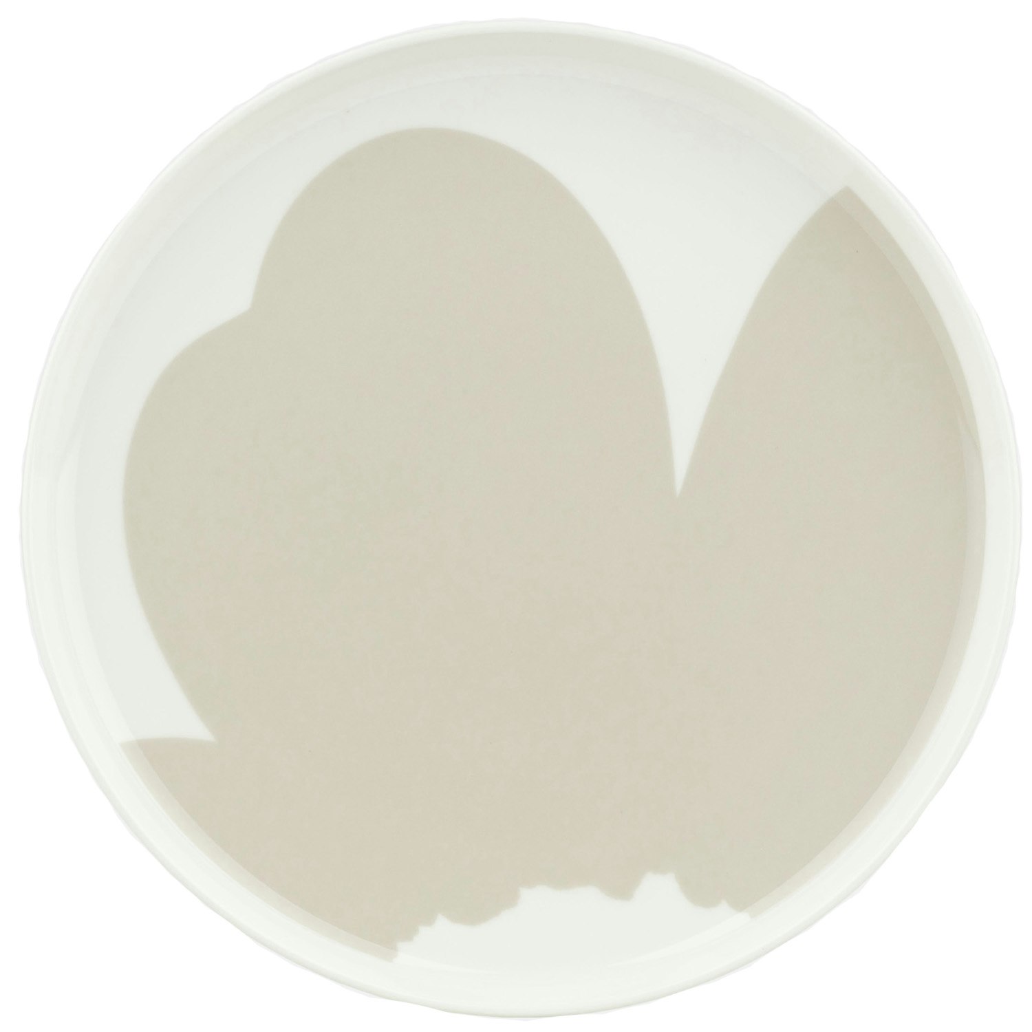 Marimekko Iso Unikko Tallerken &Oslash;25 Cm - &oslash;vrige-tallerkner-fad Stent&oslash;j Hvid - 074538-120