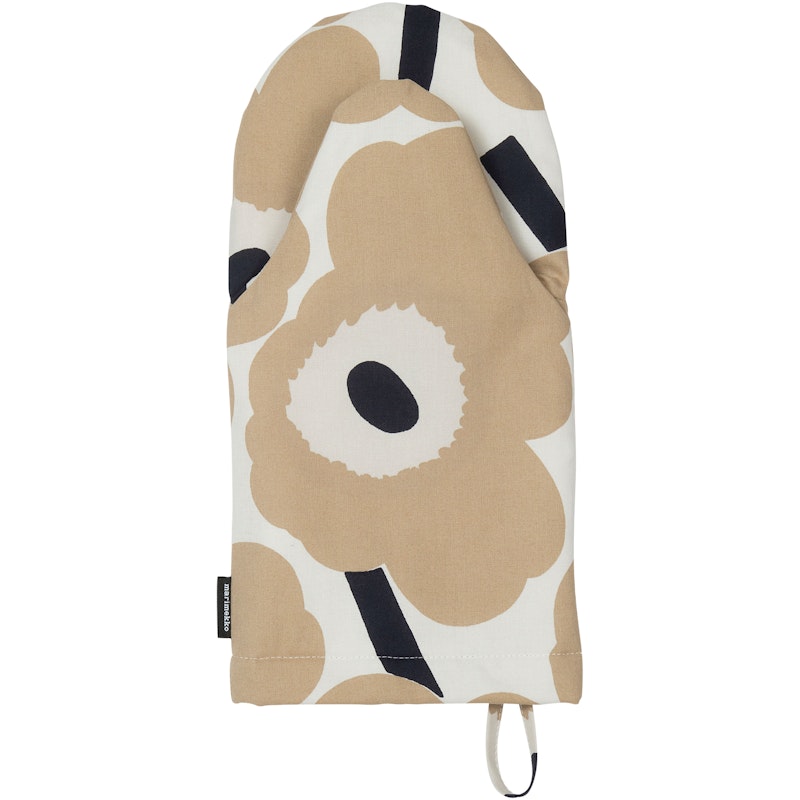 Pieni Unikko Ovnhandske, Beige / Offwhite / Mørkeblå
