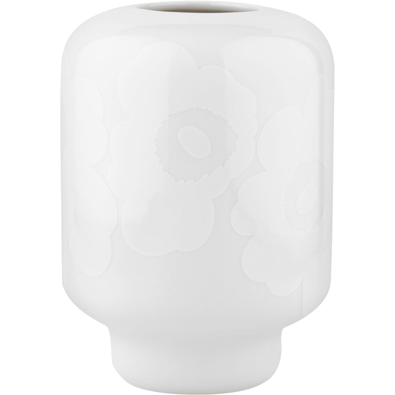 Unikko Ceramic Vase, Hvid