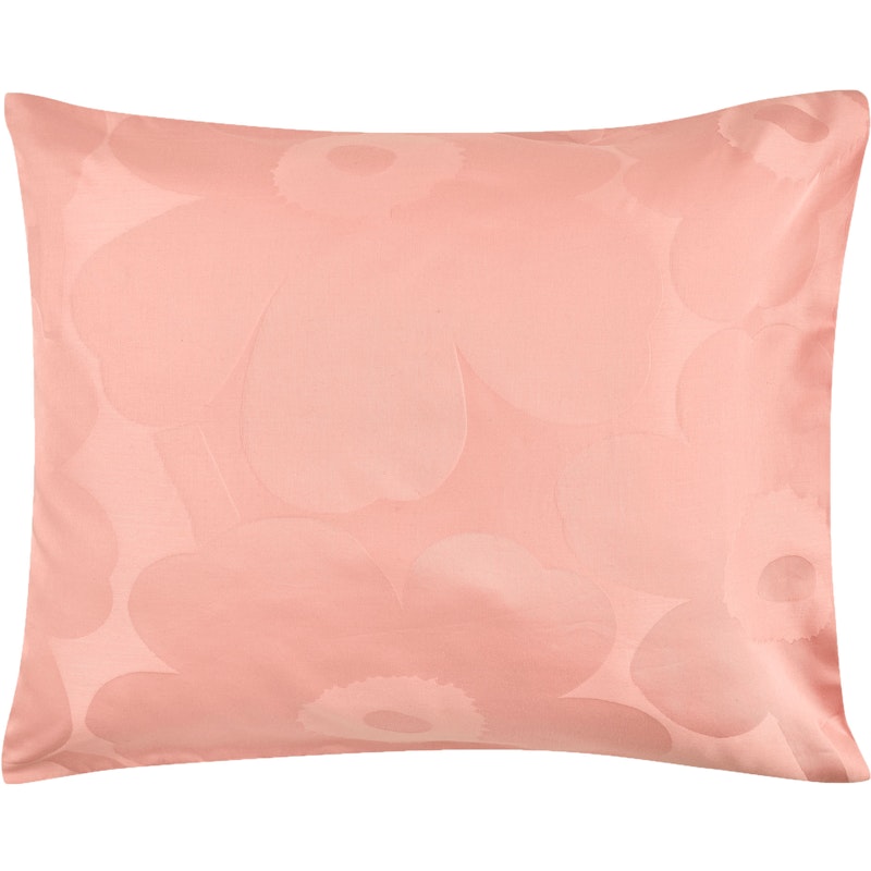 Unikko Jacquard Pudebetræk 50x60 cm, Powder Pink