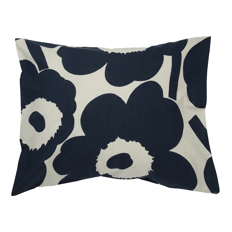 Unikko Pillowcase 50x60 cm, Dark Blue