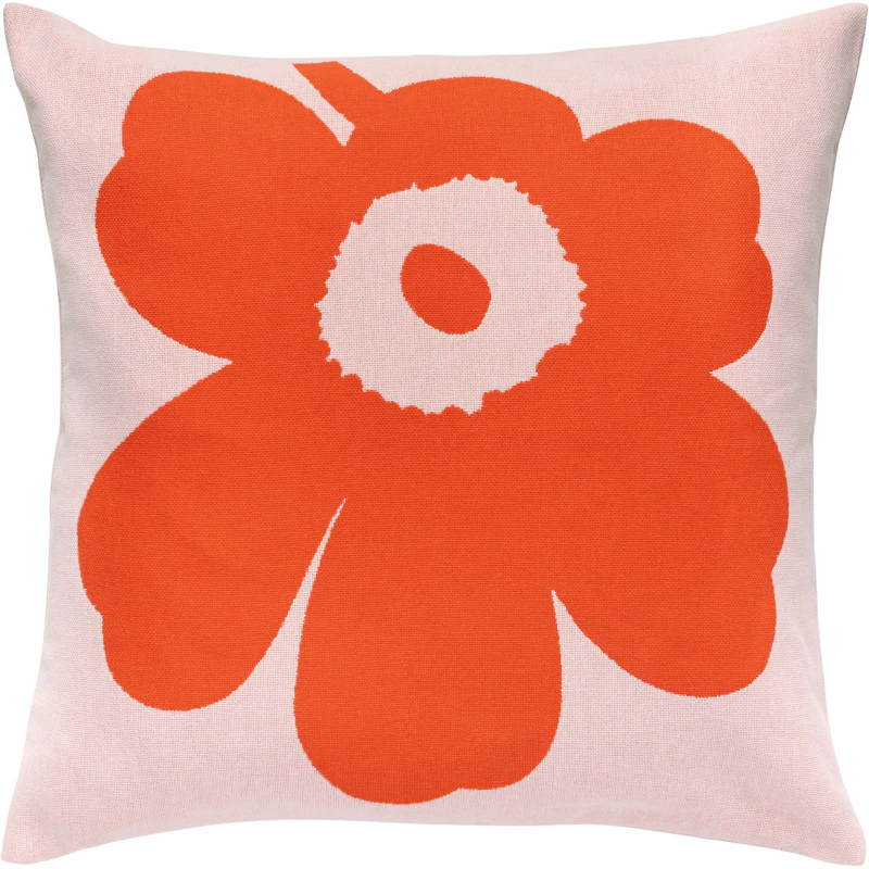 Unikko Pudebetræk 50x50 Cm cm, Rosa / Orange Red