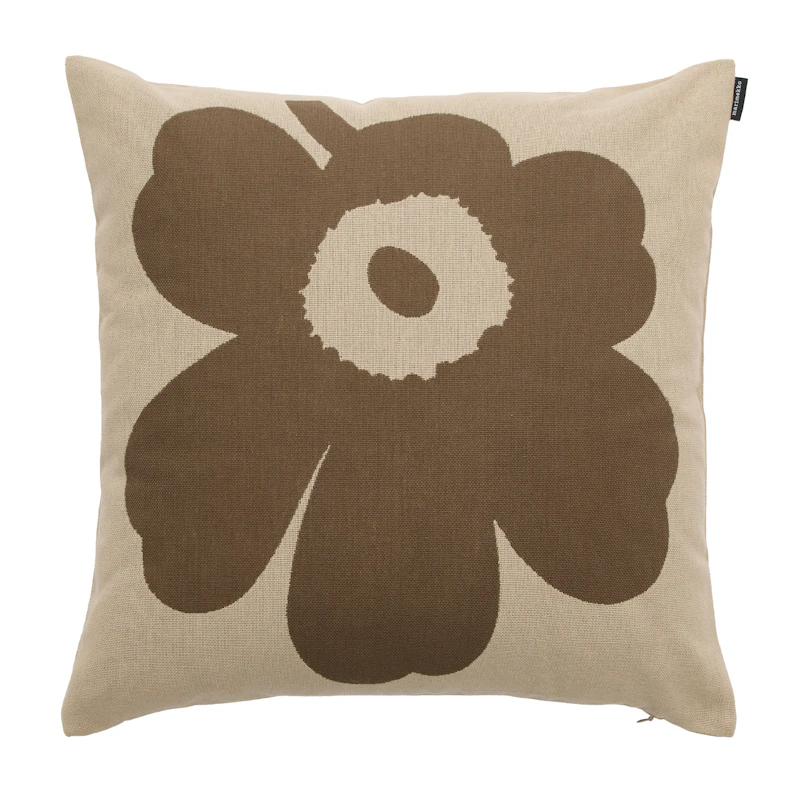 Unikko Pudebetræk 50x50 cm, Offwhite / Muldvarpefarvet