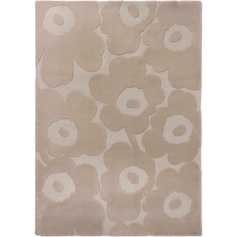 Unikko Tæppe 170x240 cm, Light Beige