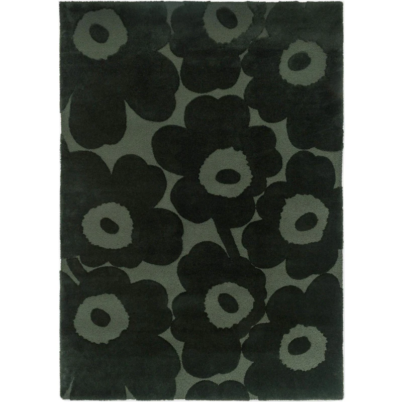Unikko Tæppe 170x240 cm, Dark Green
