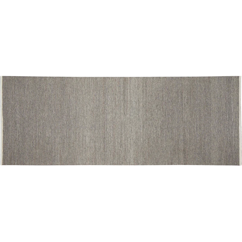 Escape Kelim Uldgulvtæppe 90x250 cm, Stone