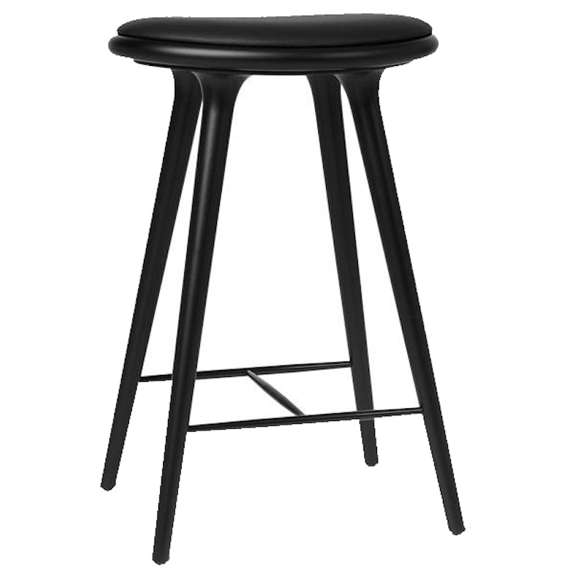 High Stool Taburet 69 cm, Sortbejdset Bøg