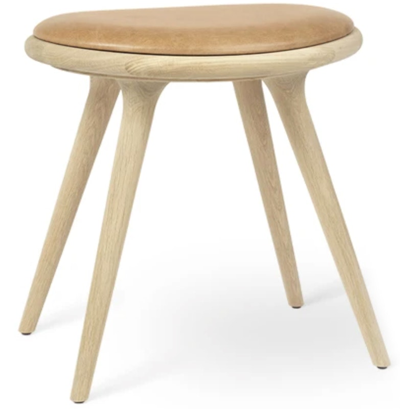 Low Stool Taburet 47 cm, Sæbebehandlet Egetræ