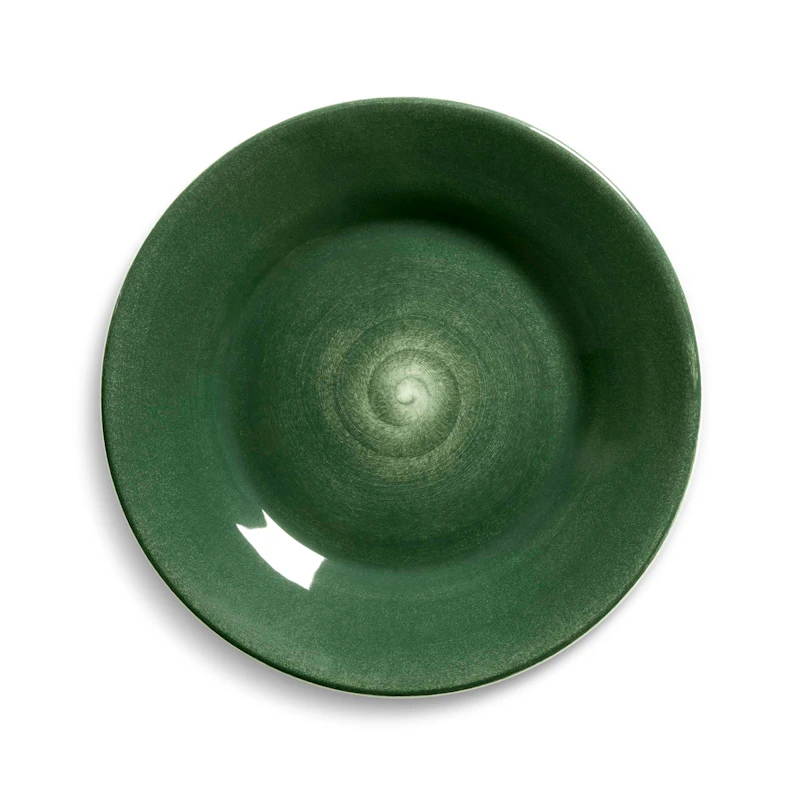Basic Tallerken 21 cm, Skovgrøn