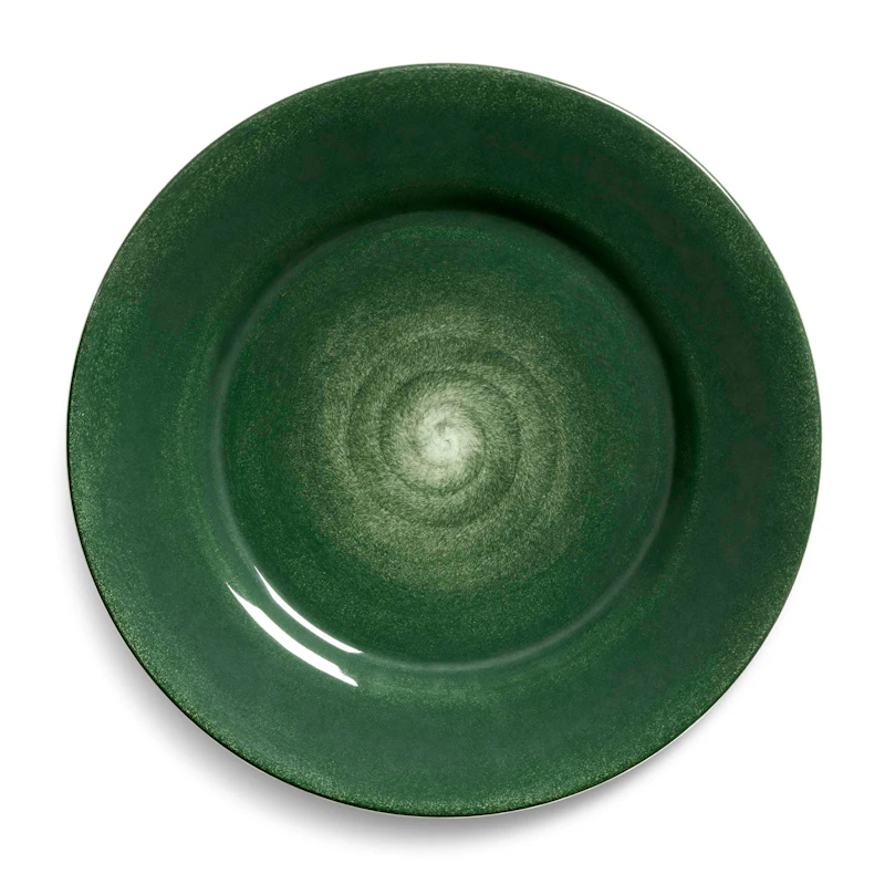 Basic Tallerken 25 cm, Skovgrøn