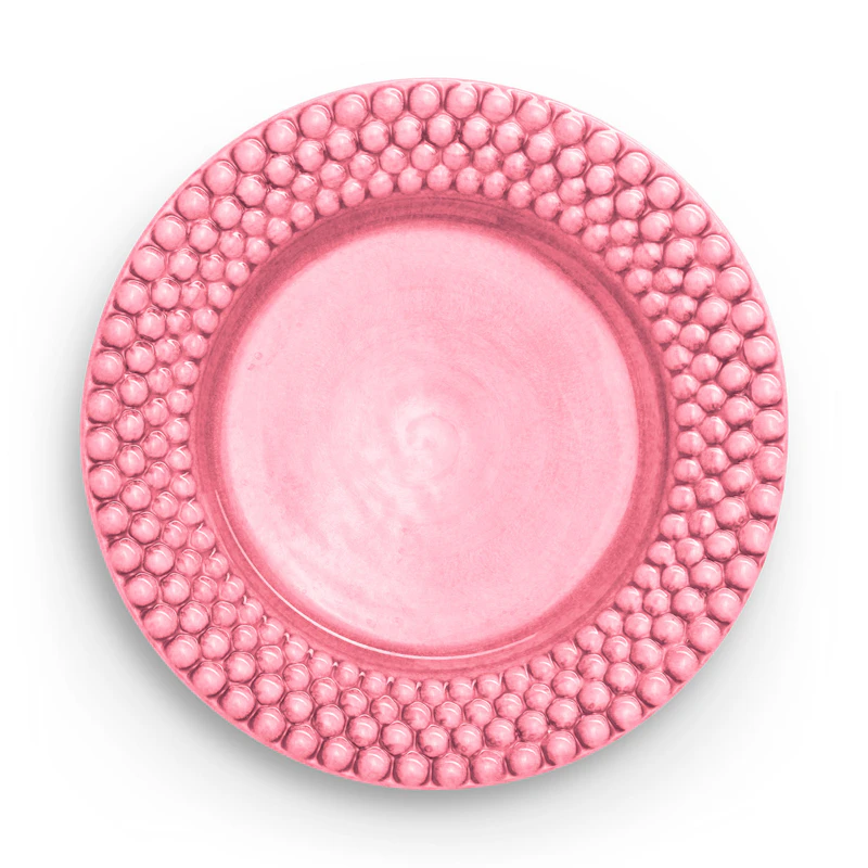Bubbles Tallerken Ø28cm, Rosa
