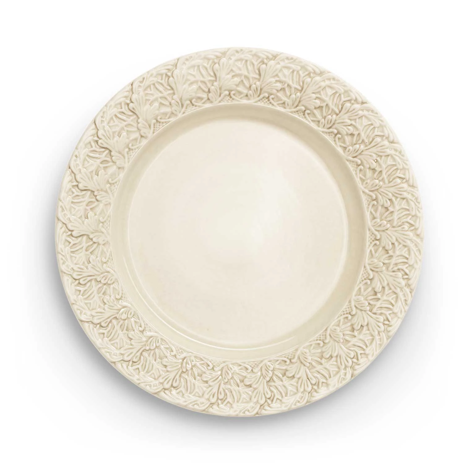 Mateus Lace Tallerken &Oslash;25cm Bl&aring; - Middagstallerkner Keramik Sand - ESPSA5