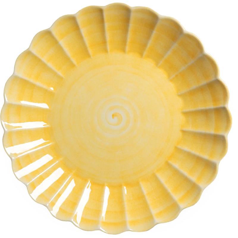 Oyster Fad 42 cm, Gult