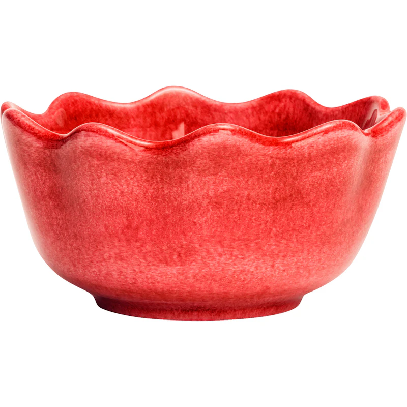 Oyster Skål 13 cm, Rød