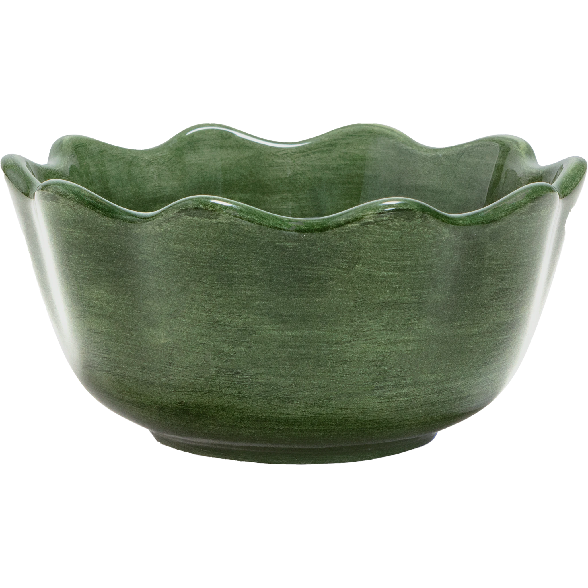 Mateus Oyster Sk&aring;l 13 Cm - Serveringssk&aring;le Keramik Skovgr&oslash;n - EFG24G