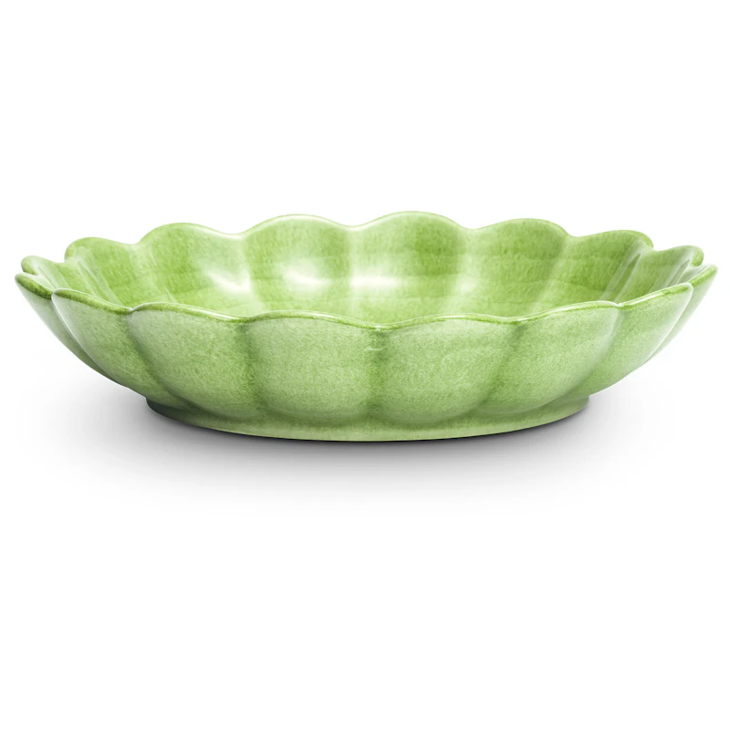 Oyster Skål 24 cm, Grøn