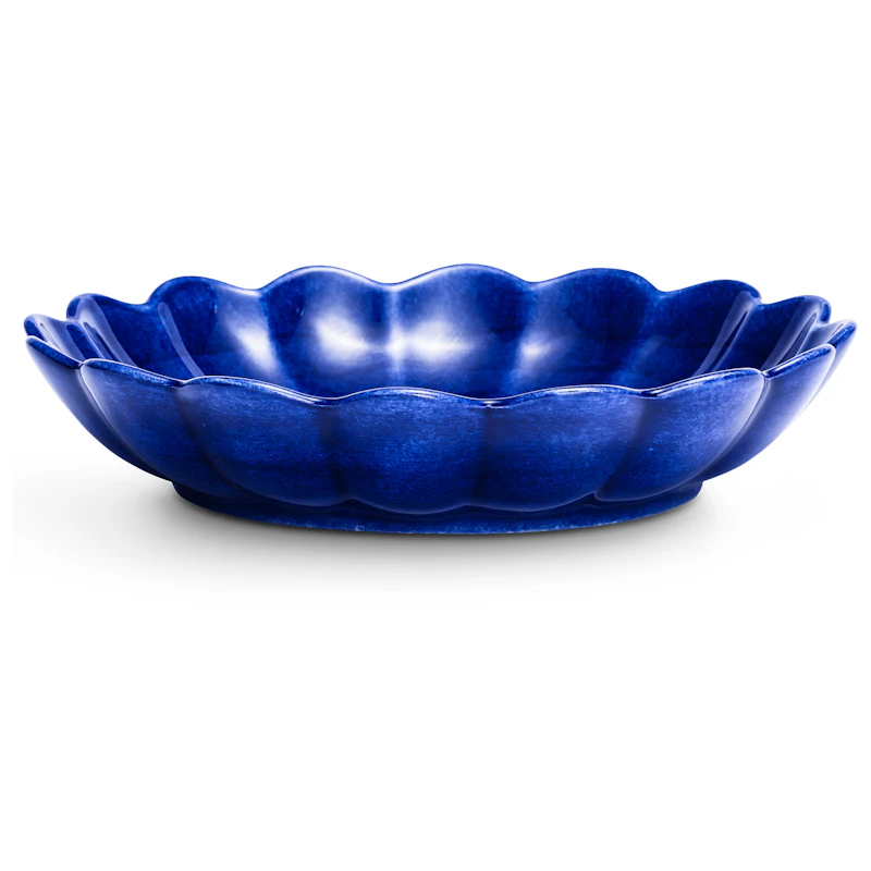 Oyster Skål 24 cm, Blå
