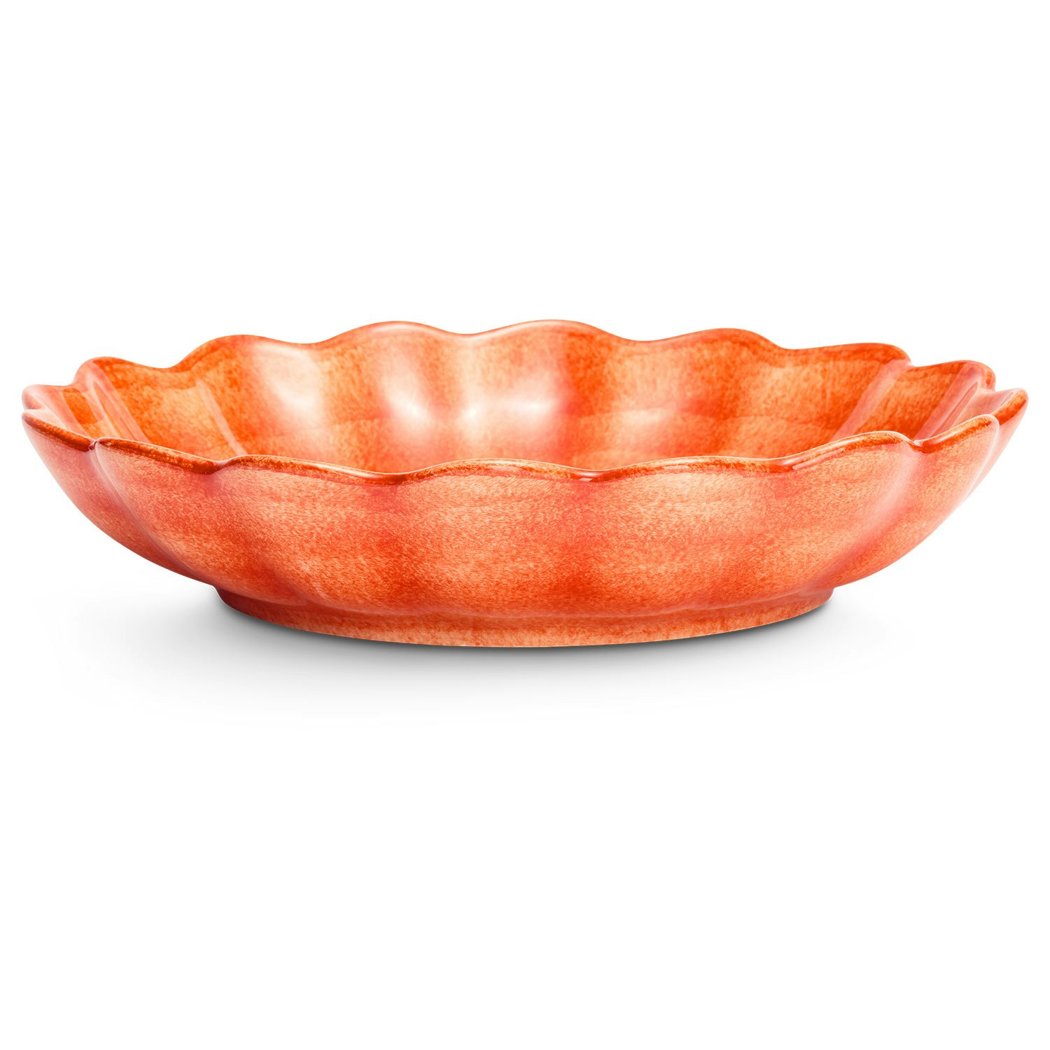Mateus Oyster Sk&aring;l 24 Cm - Serveringssk&aring;le Keramik Orange - EOR368
