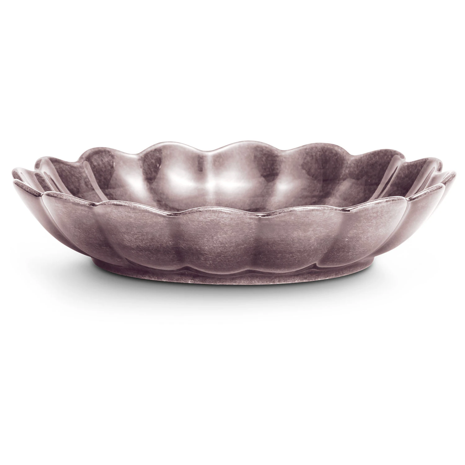 Mateus Oyster Sk&aring;l 24 Cm - Serveringssk&aring;le Keramik Blomme - EPL368