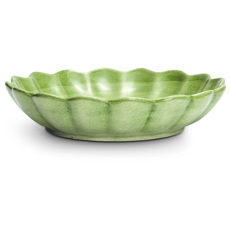 Oyster Skål 31 cm, Grøn