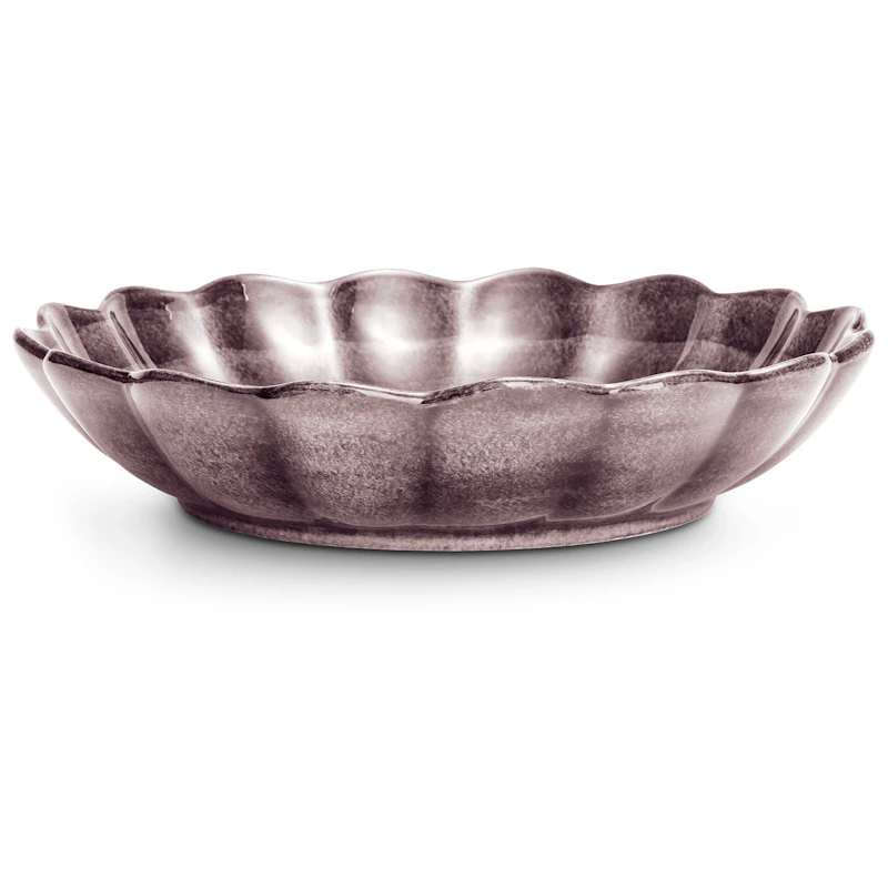 Oyster Skål 31 cm, Blomme